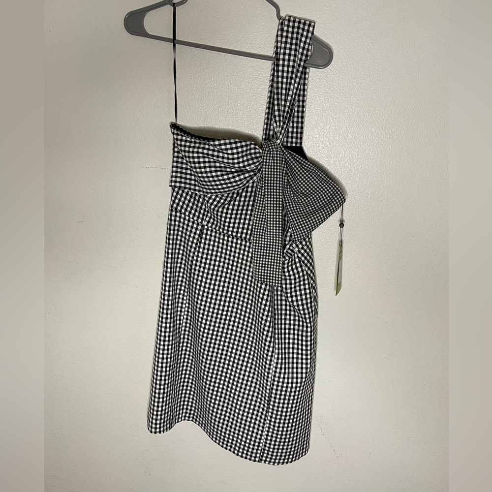 Sam Edelman black and white one shoulder dress Size 10